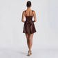 Elegant Form-fitting Slip Dress In A Solid Color