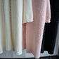 Women's Beaded Mink Fleece Knitted Cardigan