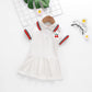 Children's Summer Girl's Pleated Short Sleeve Dress