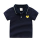 Polo à manches courtes pour enfants avec motif dessin animé