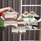 Ensemble short à manches courtes pour enfants avec dessin animé