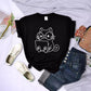 European And American Digital Printing Casual Short-sleeved T-shirt