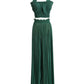 Design Tube Top High Waist Pleated Wide-leg Trousers