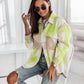 Women's Fashionable Color Plaid Shirt
