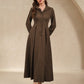 Fashionable And Elegant Long-sleeved Dress For Women