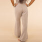 Slim-fit Slimming Solid Color Casual Trousers