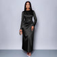 Womens Solid-Color Satin Fashionable And Elegant Dress