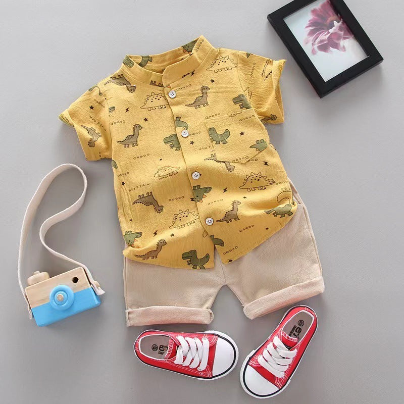 Summer Korean Style 1-4 Years Old Infant Children's Suit