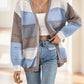 A Multicolored Striped Coat For Ladies