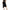 Women's Waist Pleating Fashionable Elegant Irregular Hem Skirt