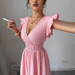 Women's French-style Elegant Waist-cinching Dress