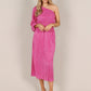 Women's Shoulder European And American Split Skirt