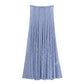 European And American Style Women's V-neck Camisole Top High Waist Skirt