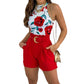 Nouvelle mode féminine Nouveau costume à imprimé contrasté