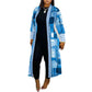 Manteau à manches longues et coutures amples pour les déplacements