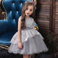 Robe de princesse avec nœud en dentelle