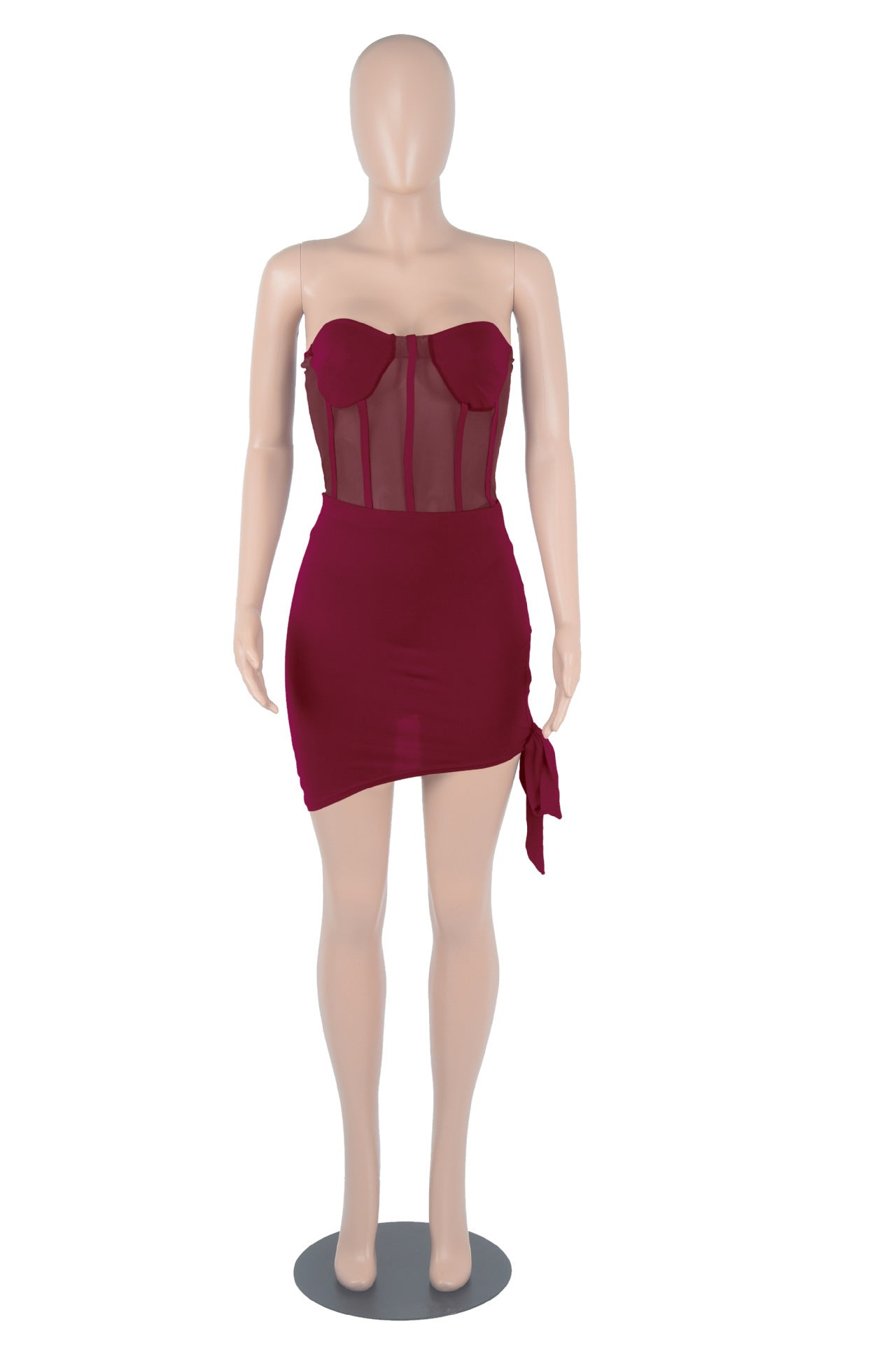 Beyprenn New Chic Corset Jupe Ensemble Deux Pièces Costume Été