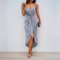 Women's Versatile Solid Color Strappy Dress