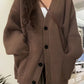 Loose Outer Wear Japanese Lazy Style Vintage Coat For Women