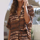 Casual Shirt Short Sleeve Cardigan Printed Home Two-piece Set