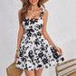 New Summer Waist-exposing Floral Halter Dress