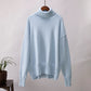 Pull à col roulé uni tendance pour femme