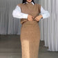 Women's Slimming Dress Two-piece Suit