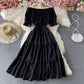 Summer New High Waisted A-line Midi Skirt