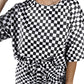 Comfort Loose Suit Plaid Short-sleeved Shirt And Shorts Two-piece Set