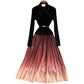 Women's Retro Fashion Fake Two Piece Dress