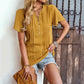 Women's Loose Shirt Casual Short-sleeved Top