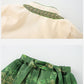 Robe pour fille, style national, ensemble deux pièces pour enfant, jupe à tête de cheval