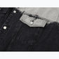 Women's Loose Versatile Ombre Work Denim Jacket Top