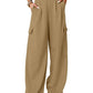 Fashion Loose Solid Color High Waist All-matching Casual Pants For Women