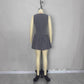New Summer Womens Sleeveless Casual Button-Down Dress
