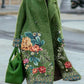 Coat Print Dragon And Phoenix Woolen