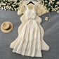 Suspender Top High Waist Crimp Skirt Two-piece Suit