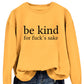 All-matching Women's Letter Simplicity Top