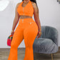Women's Fashion Individual Casual Two-piece Set