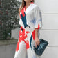 Casual Printed Loose Pants Two-piece Set