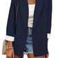 Women's Solid Color Small Suit One Piece Long Sleeve Spring And Autumn Blazer