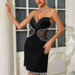 Cutout Tube Top Bubble Beads Dress