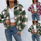 Women's Autumn Winter Coat Short Shirt Jacket
