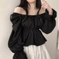 Women's Flounced Flared Sleeve Slimming Shirt