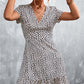 Women's Fashion Personality V-neck Floral Dress