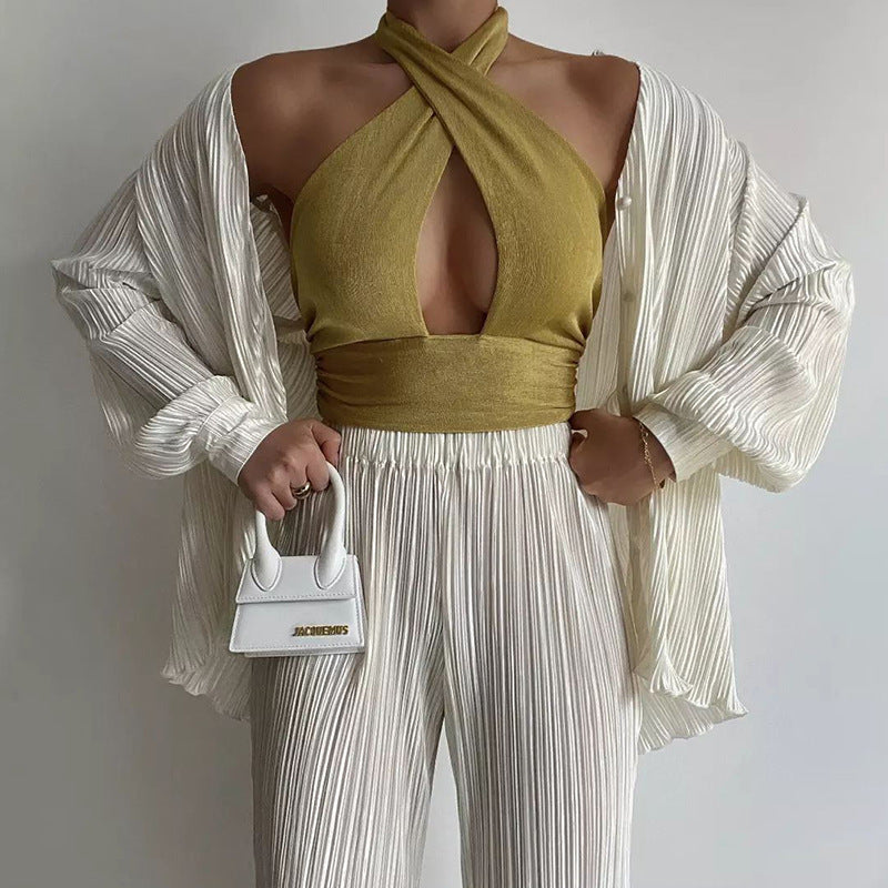 Women's Fashion Cool Long Sleeve Top Loose Outfit