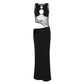 Autumn And Winter New Fashion Hollowed-out Slim Fit Patchwork Dress