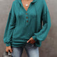 Autumn and Winter Solid Color Loose Hooded Woman
