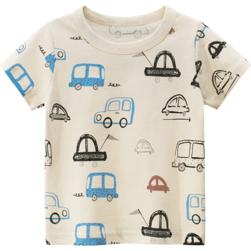 T-shirt à manches courtes pour enfants coréens
