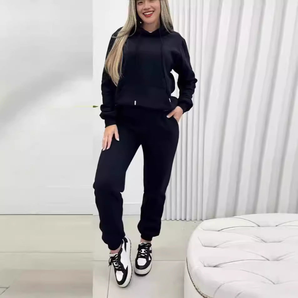 Pull à capuche pour femme, style sport